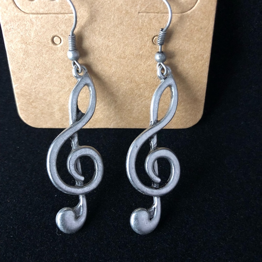 Music note earring